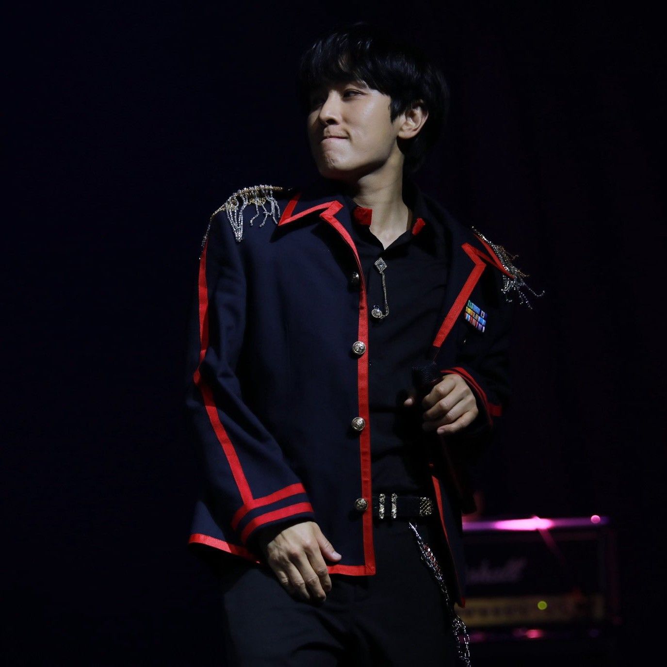 A moment captured by Kim Dongwan (SHINHWA)'s fan