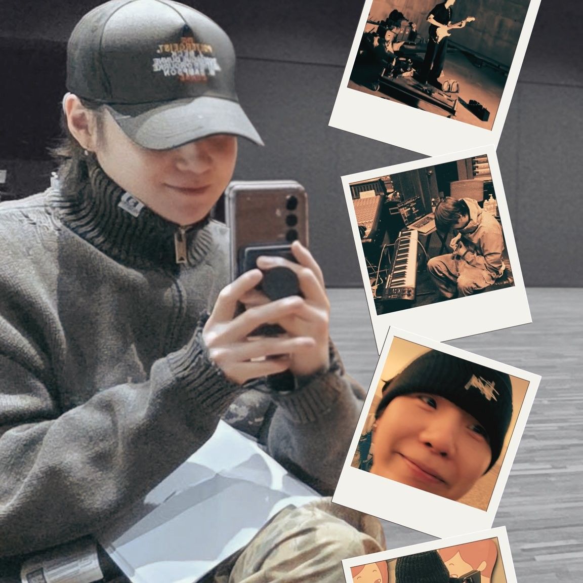 Foto aktivitas terbaru SUGA (BTS)