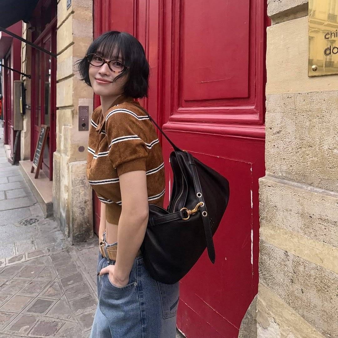 Recent activity shot of Momo (TWICE)
