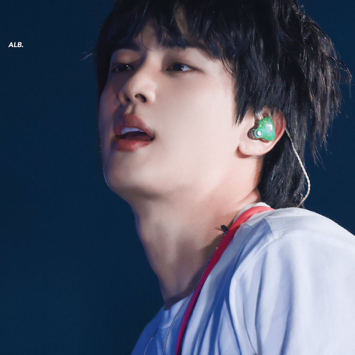 Recent activity shot of Jin (BTS)