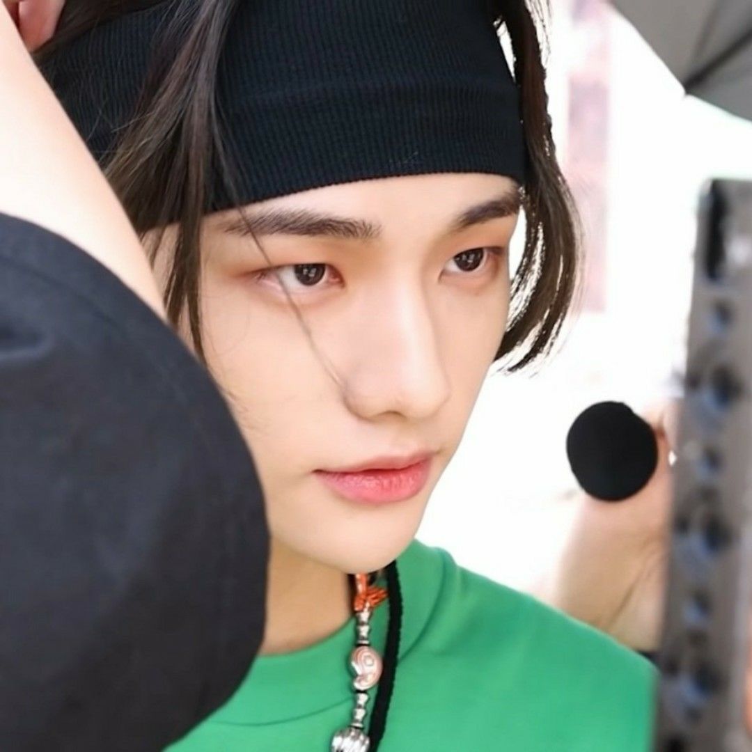 Behind-the-scenes cut of Hyunjin (Stray Kids)