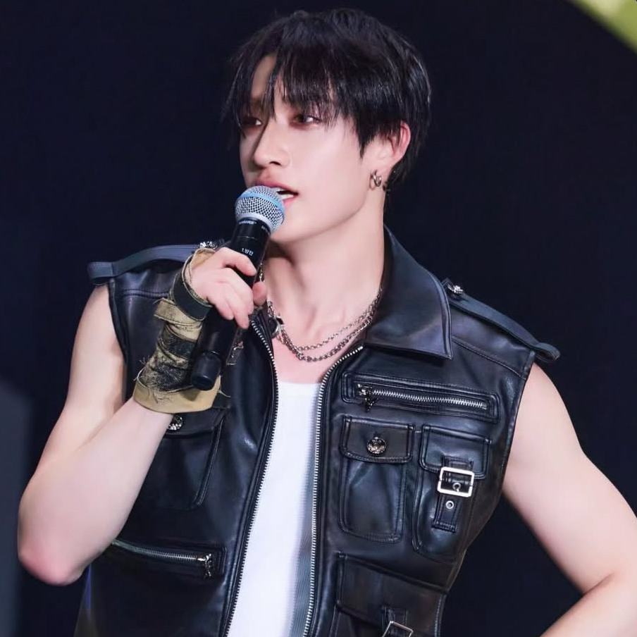 Recent activity shot of Bang Chan (Stray Kids)