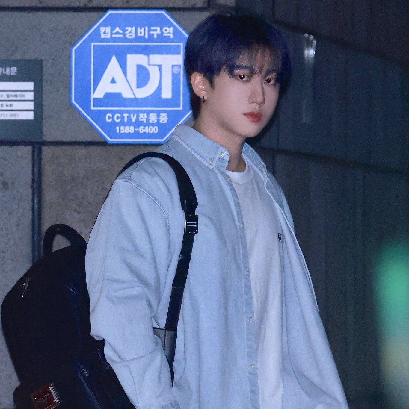 A moment captured by Changbin (Stray Kids)'s fan