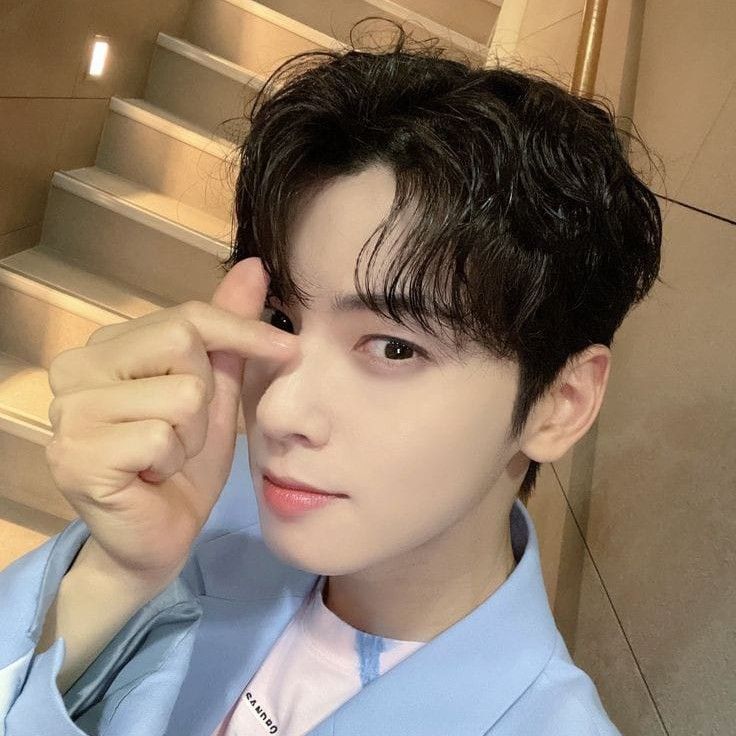 Recent activity shot of Eunwoo (ASTRO)