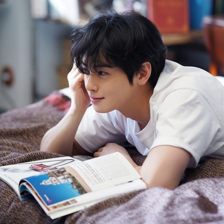 Recent activity shot of Eunwoo (ASTRO)