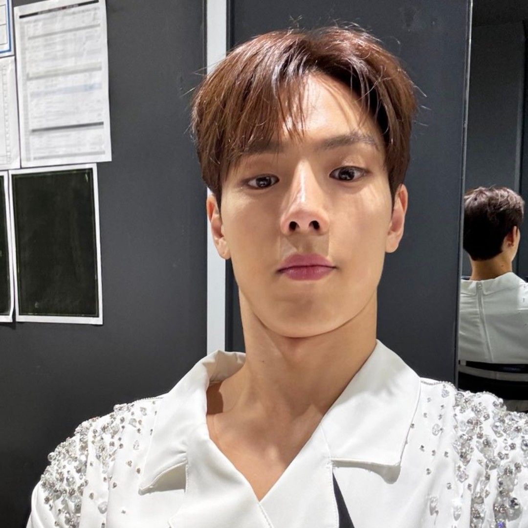 Recent activity shot of Shownu (MONSTA X)