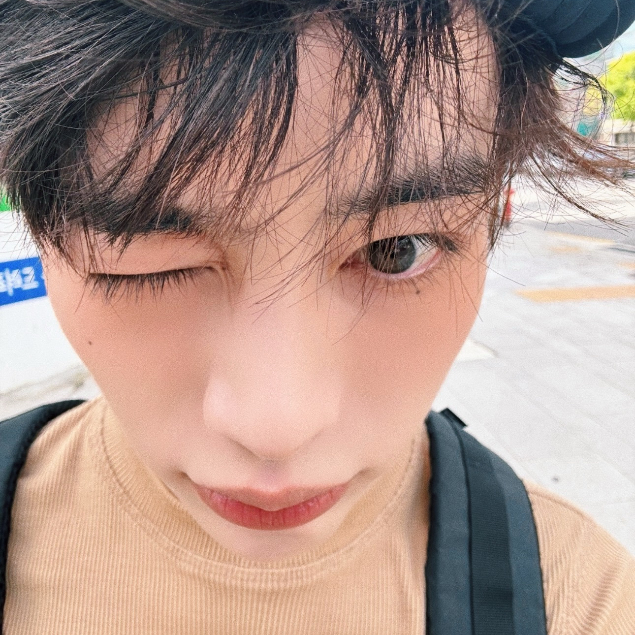 Momen yang diabadikan oleh penggemar Hanbin (TEMPEST)