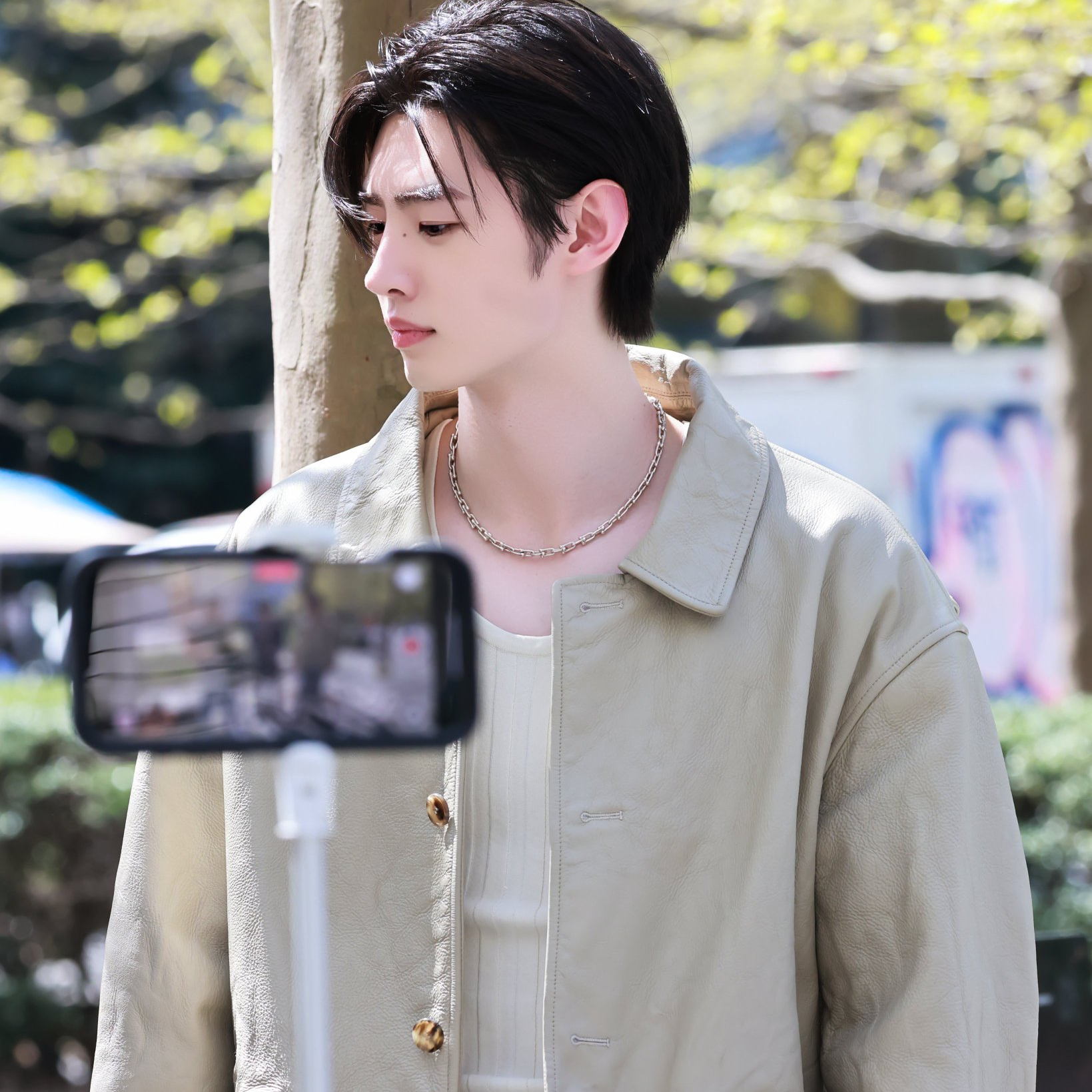 Recent activity shot of Sunghoon (ENHYPEN)