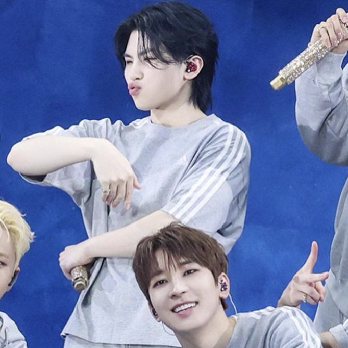 Recent activity shot of Woozi (SEVENTEEN)