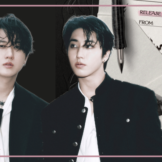 A moment captured by Stray Kids's fan