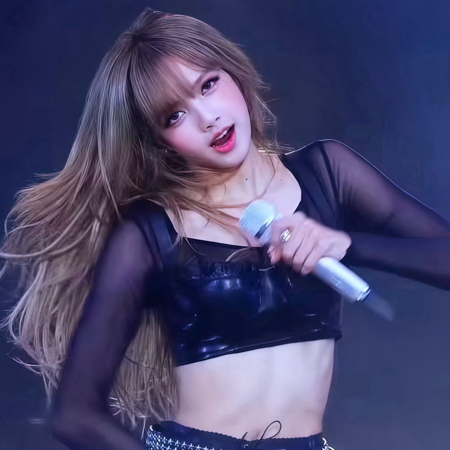 Recent activity shot of Lisa (BLACKPINK)