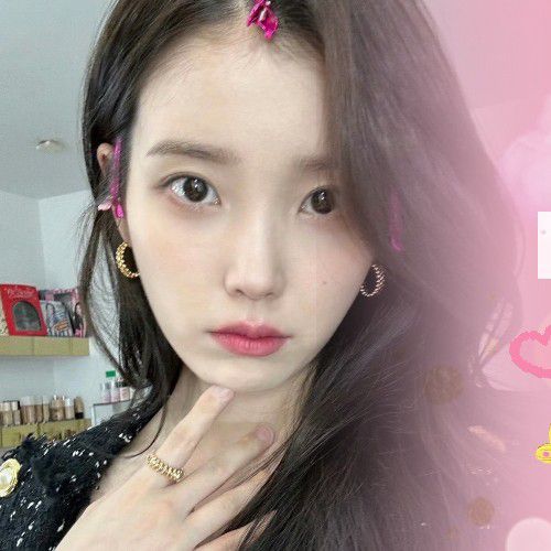 A moment captured by IU's fan
