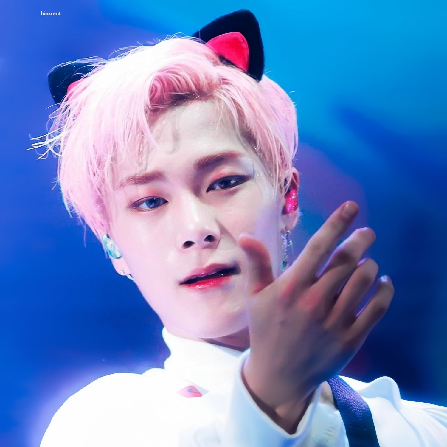 Recent activity shot of Moonbin (ASTRO)