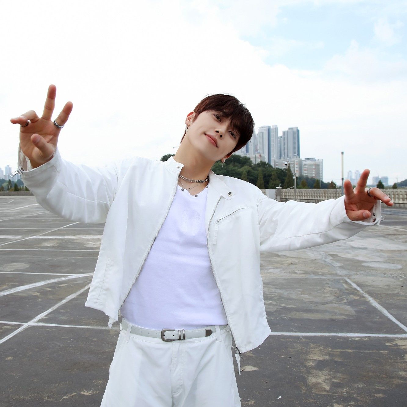 A moment captured by Minkyun (ONF)'s fan