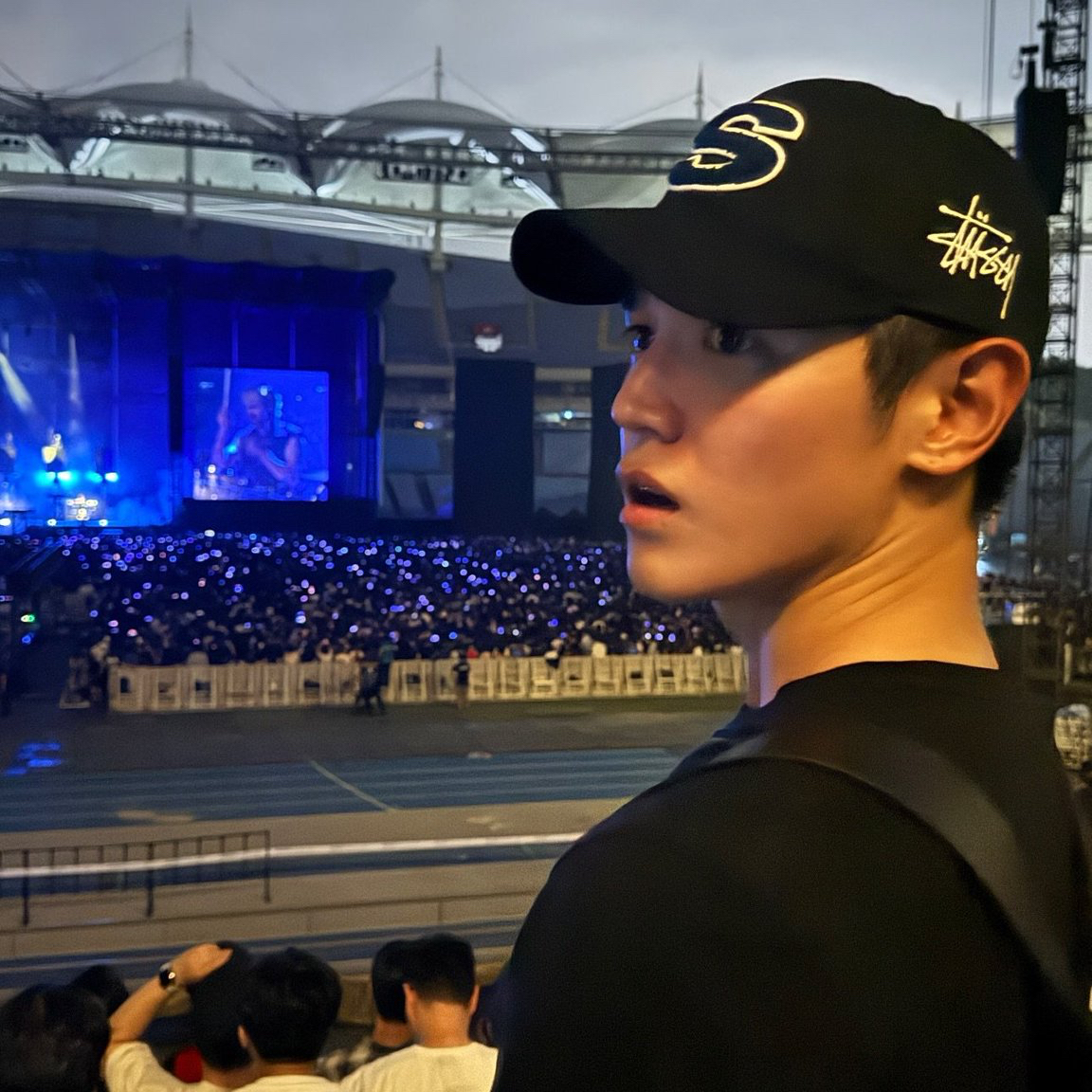 A moment captured by Taeyong (NCT 127)'s fan