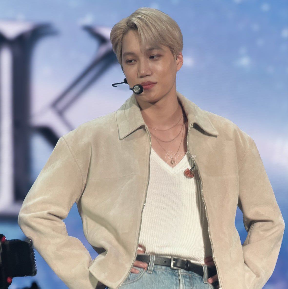 A moment captured by Kai (EXO)'s fan