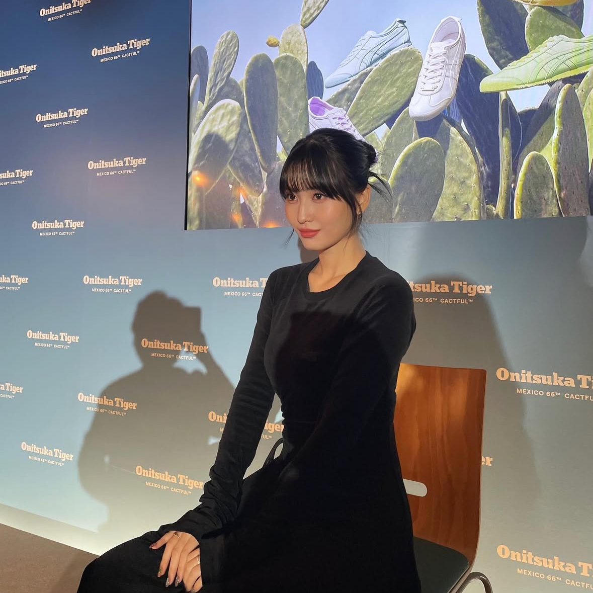 A moment captured by Momo (TWICE)'s fan