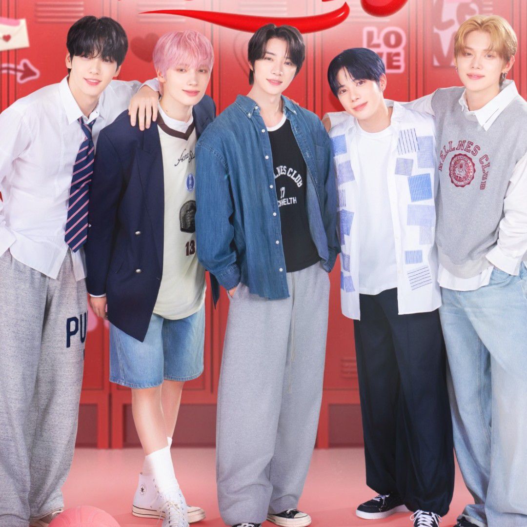 TOMORROW X TOGETHERの舞台裏ショット