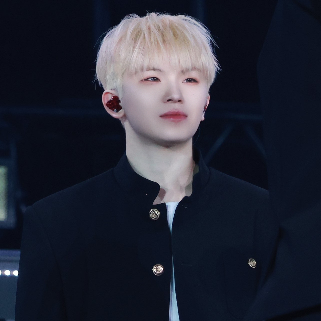 Recent activity shot of Woozi (SEVENTEEN)