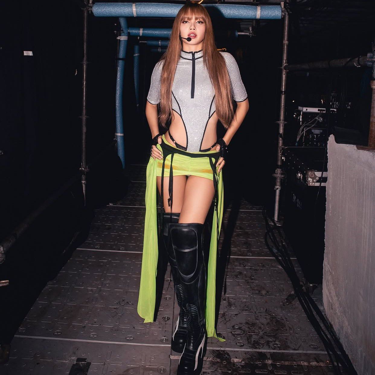 A moment captured by Lisa (BLACKPINK)'s fan