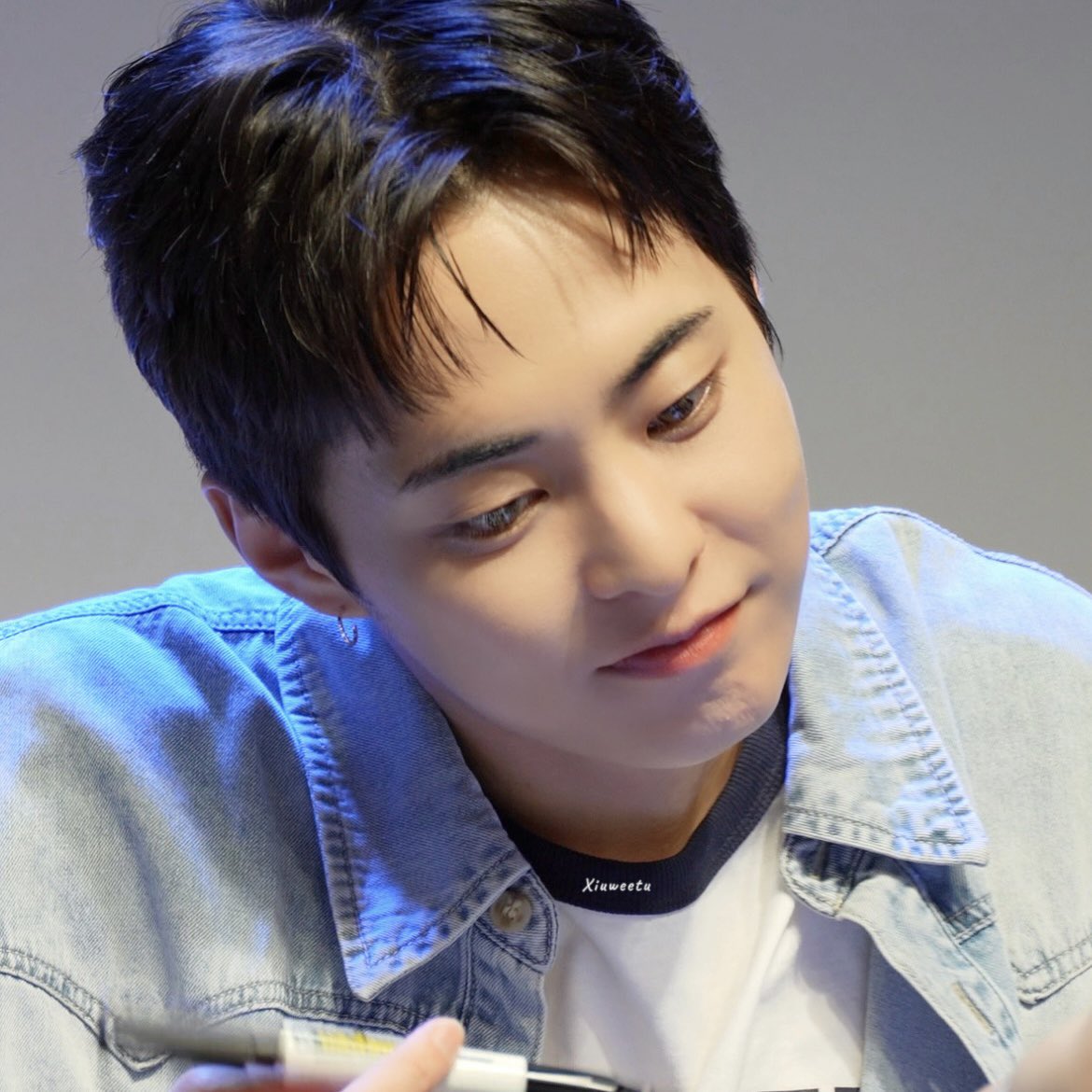 Recent activity shot of Xiumin (EXO)