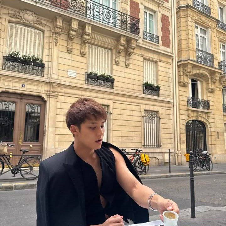 Recent activity shot of Mingyu (SEVENTEEN)