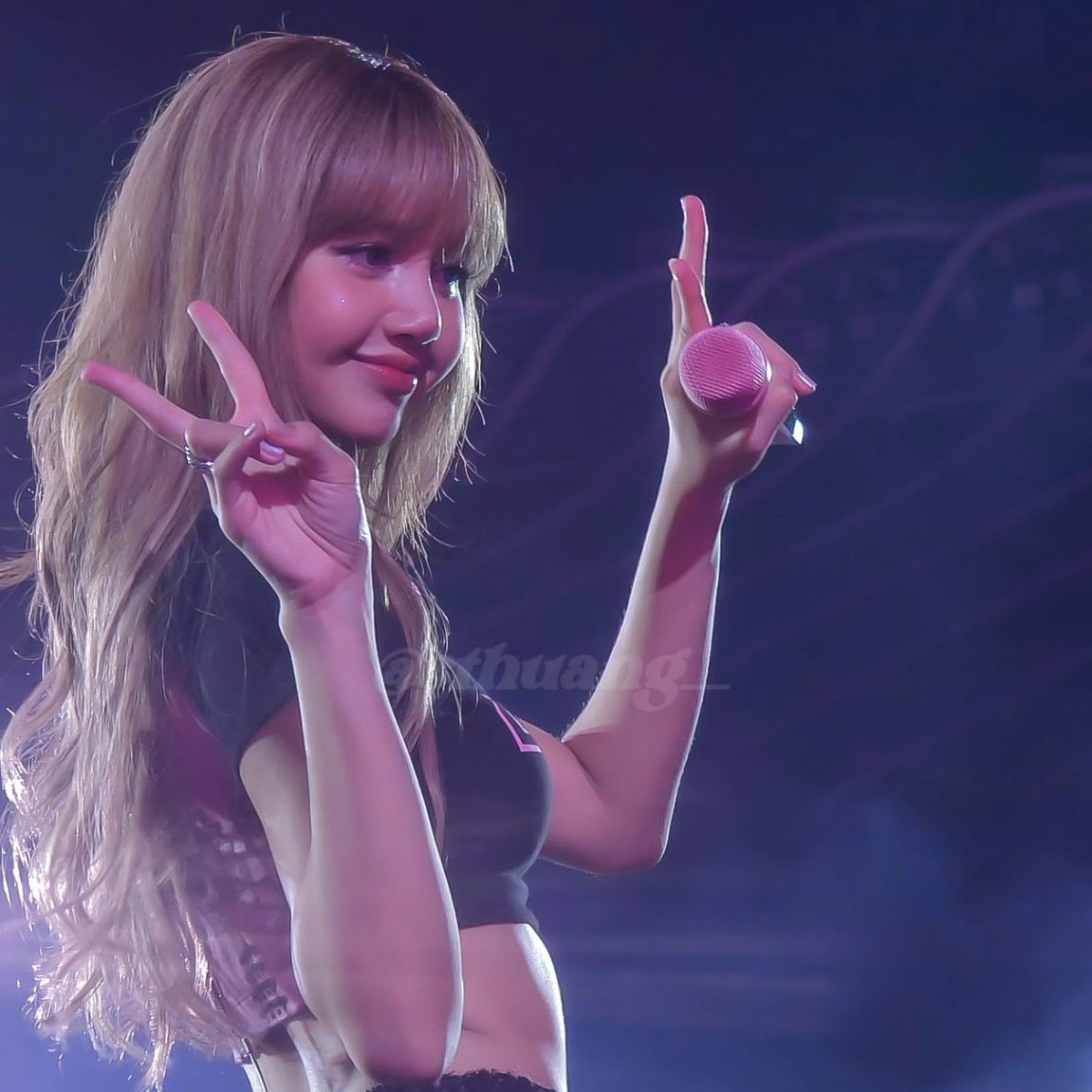 Recent activity shot of Lisa (BLACKPINK)