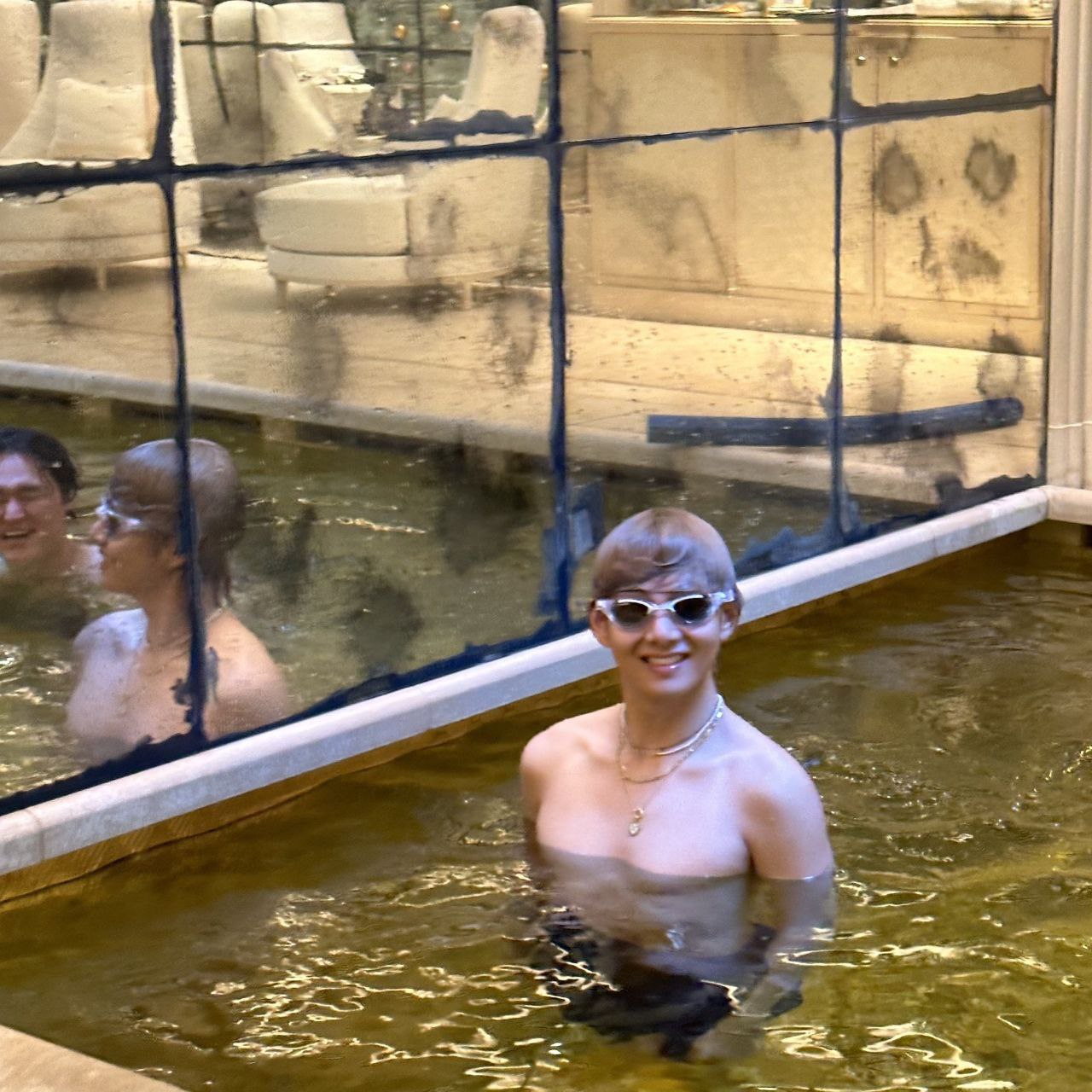 Recent activity shot of V (BTS)