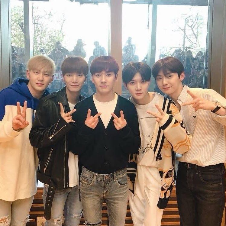 Recent activity shot of NU'EST
