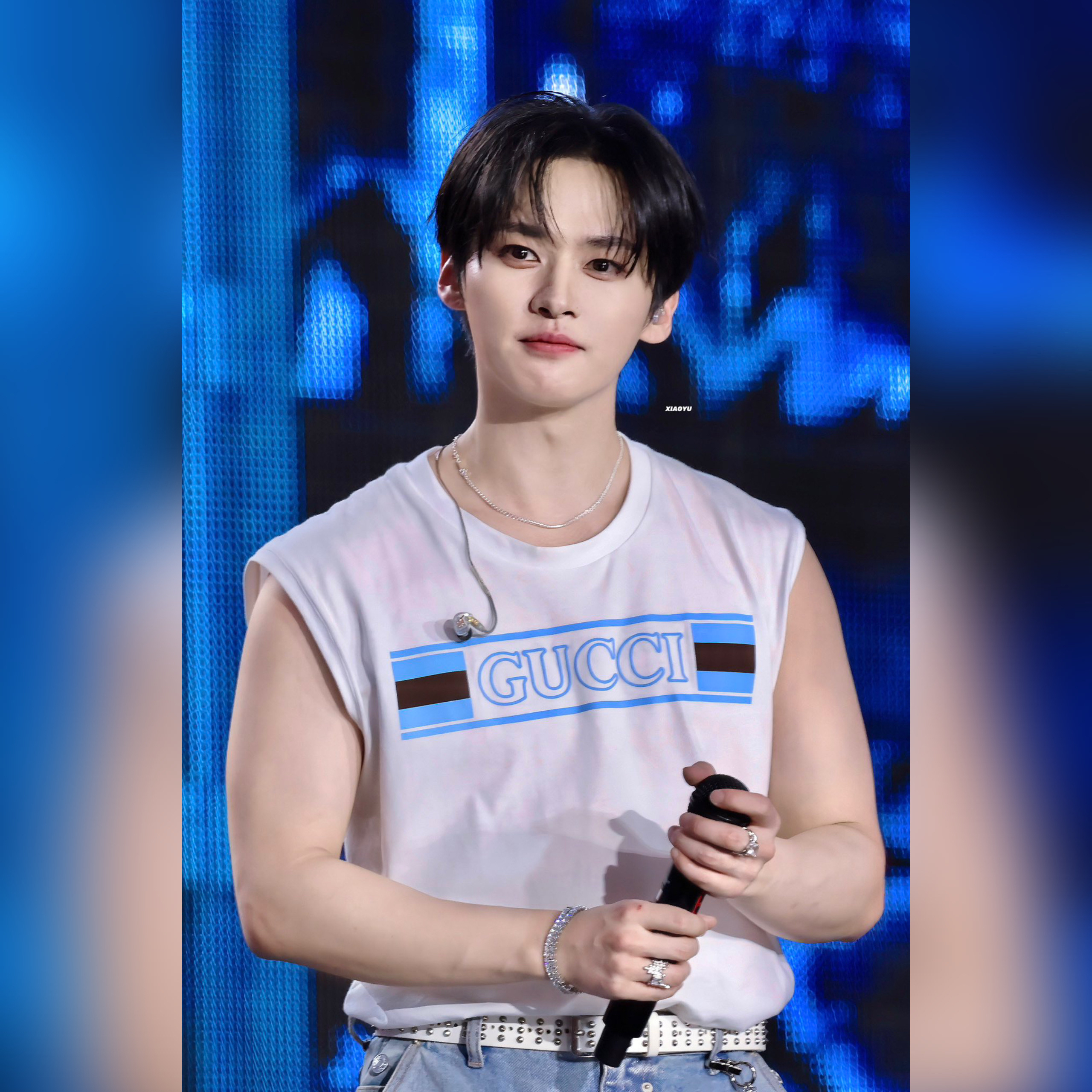 A moment captured by Lee Know (Stray Kids)'s fan