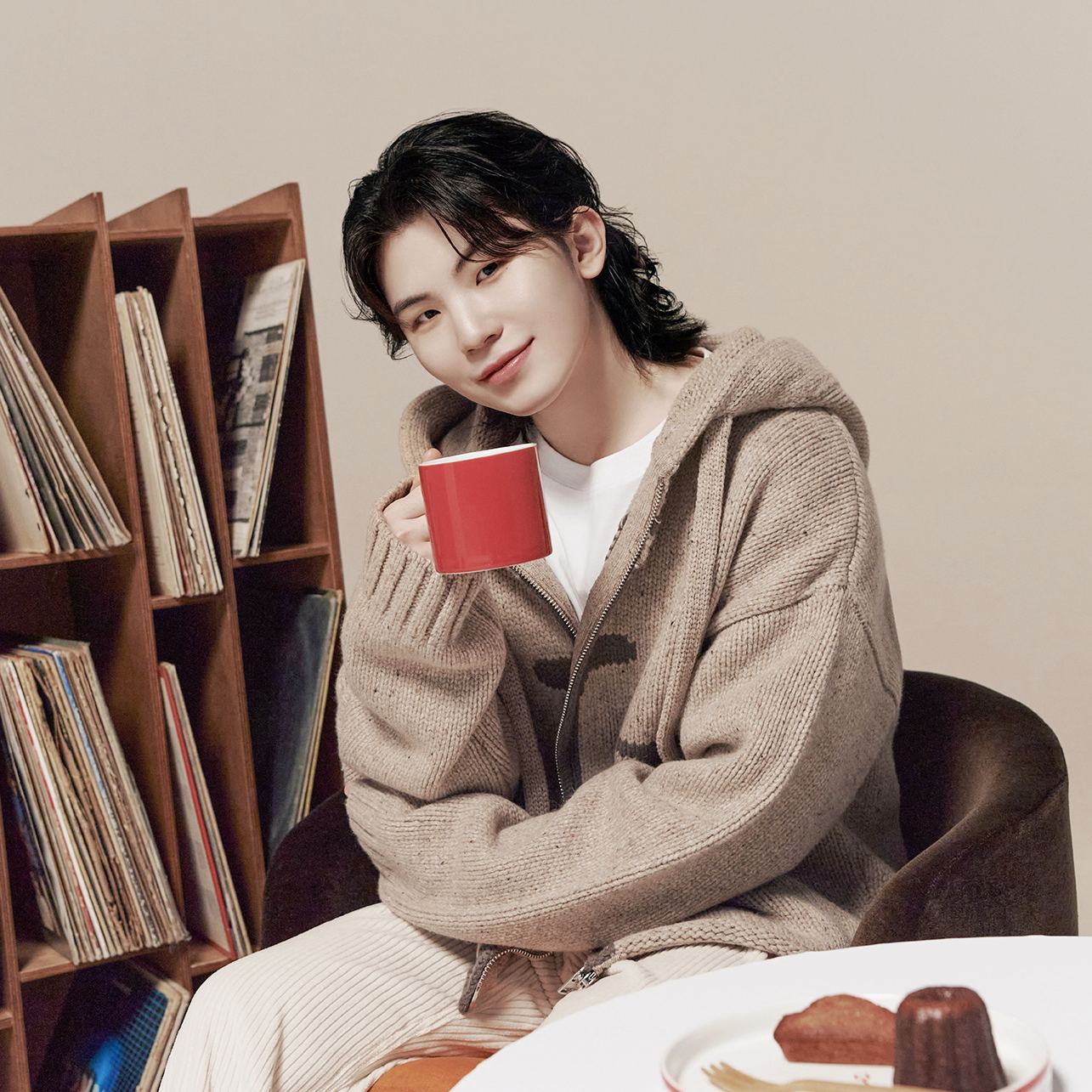 A moment captured by Woozi (SEVENTEEN)'s fan