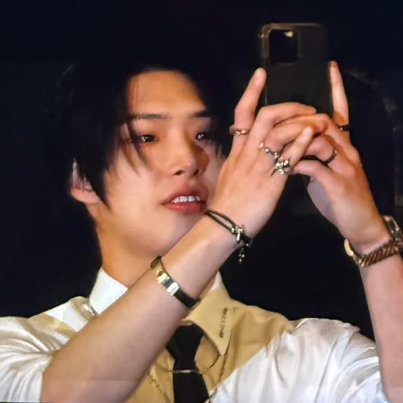Recent activity shot of Mingi (ATEEZ)