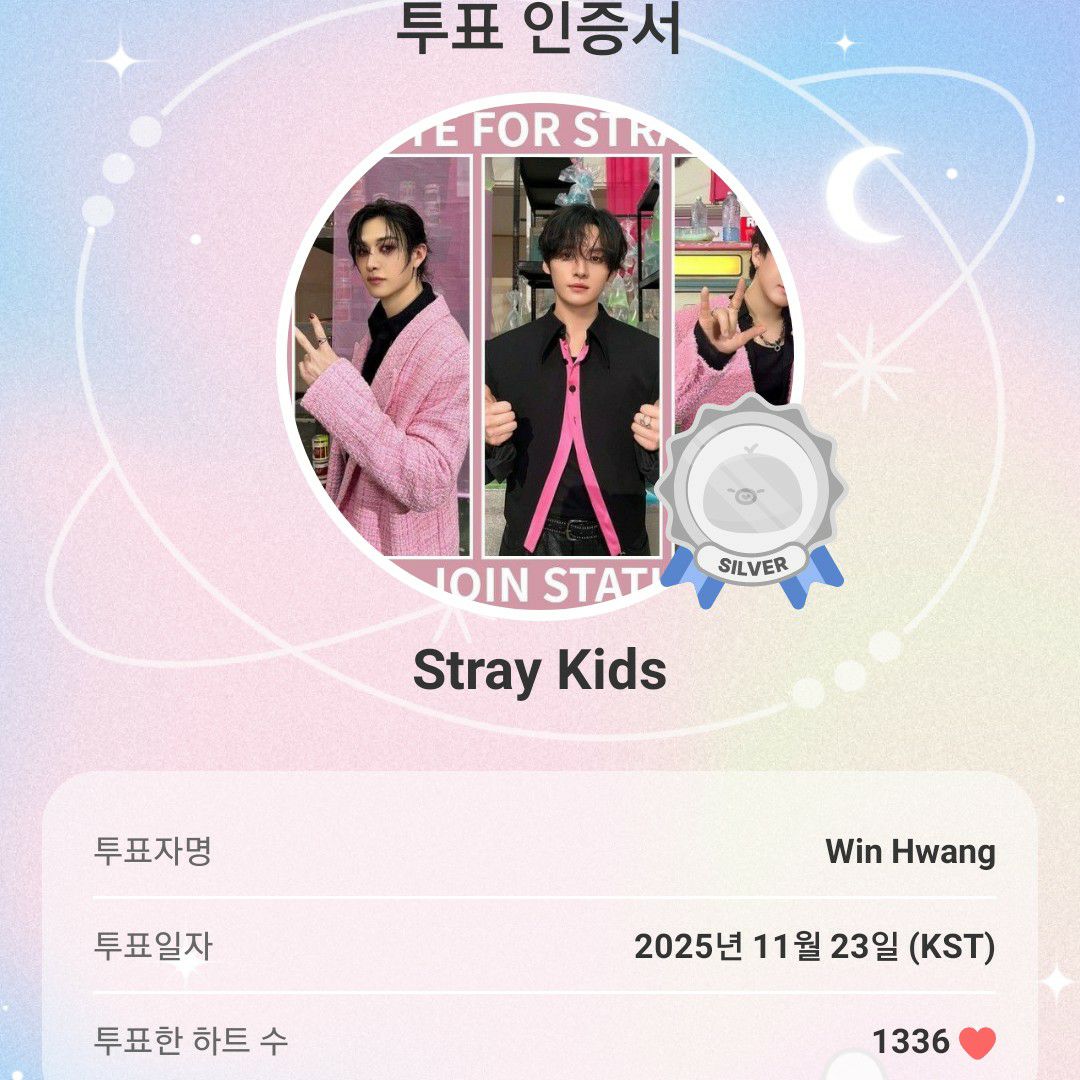 A moment captured by Stray Kids's fan