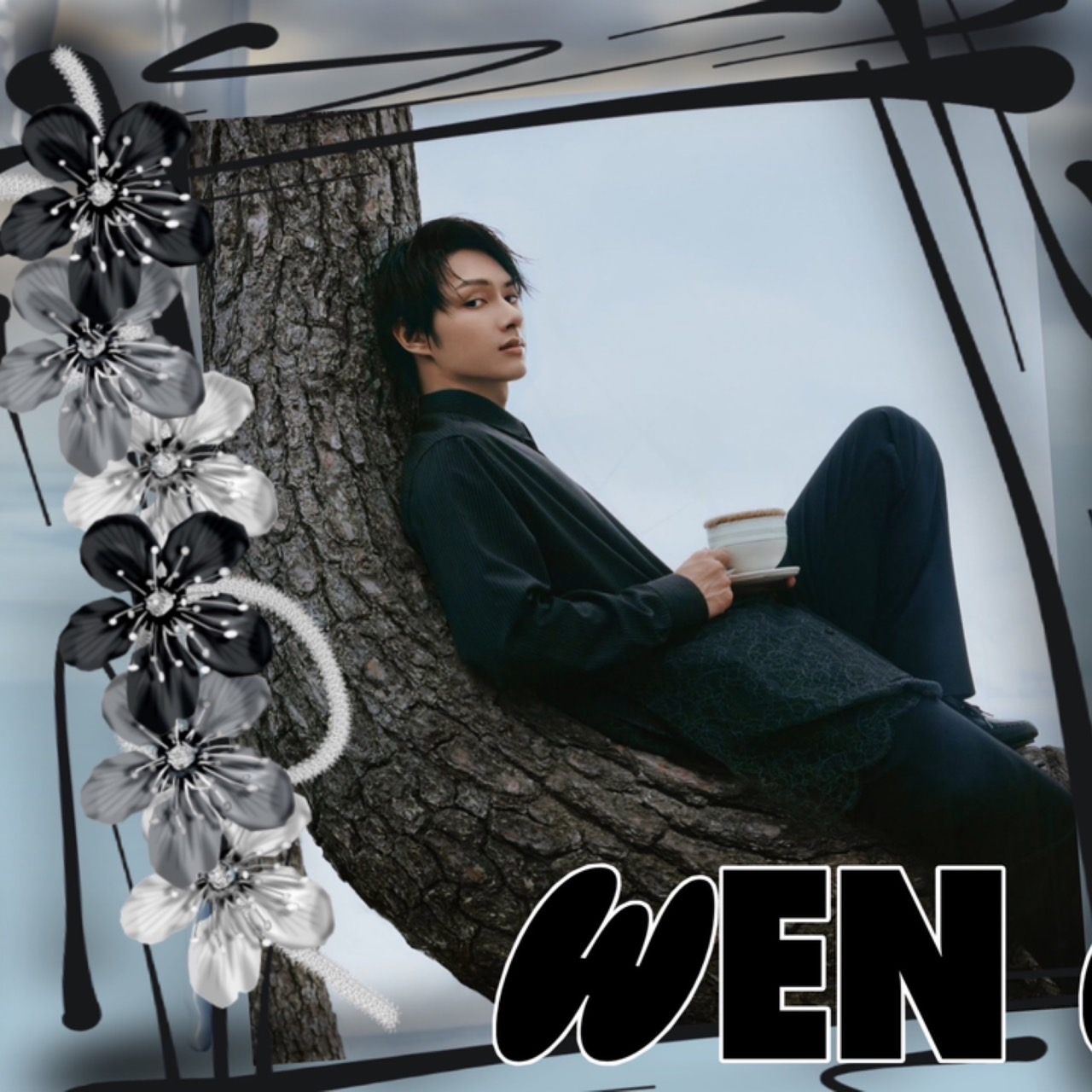 A moment captured by Jun (SEVENTEEN)'s fan