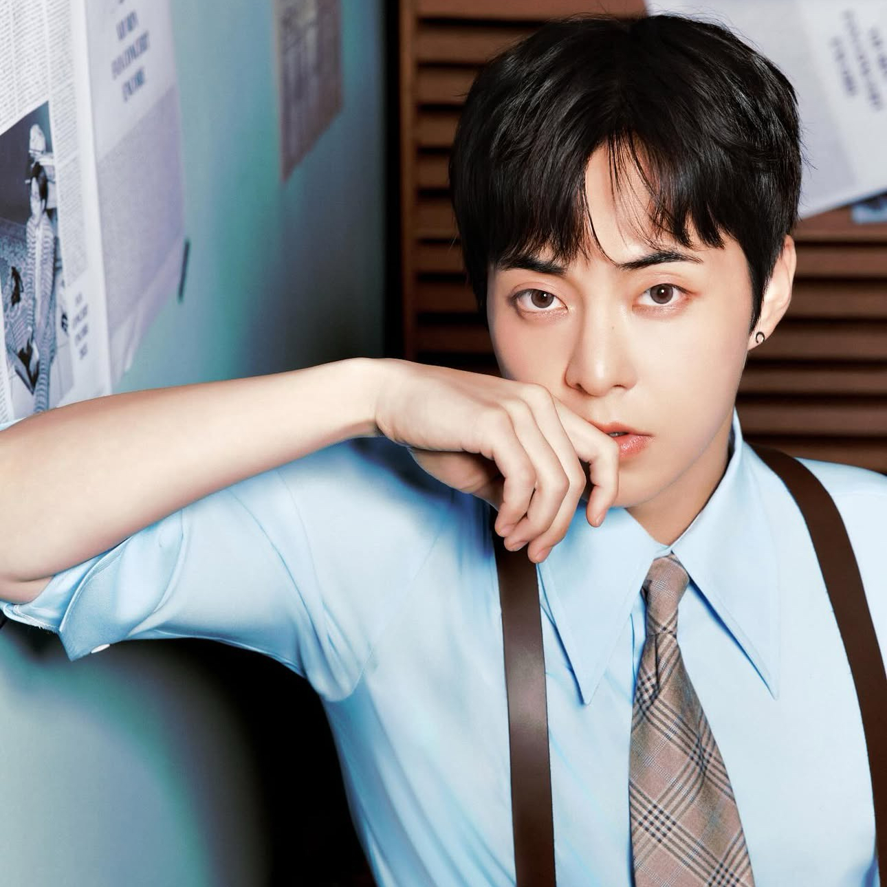 A moment captured by Xiumin (EXO)'s fan