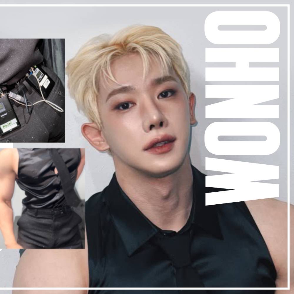 A moment captured by Wonho's fan