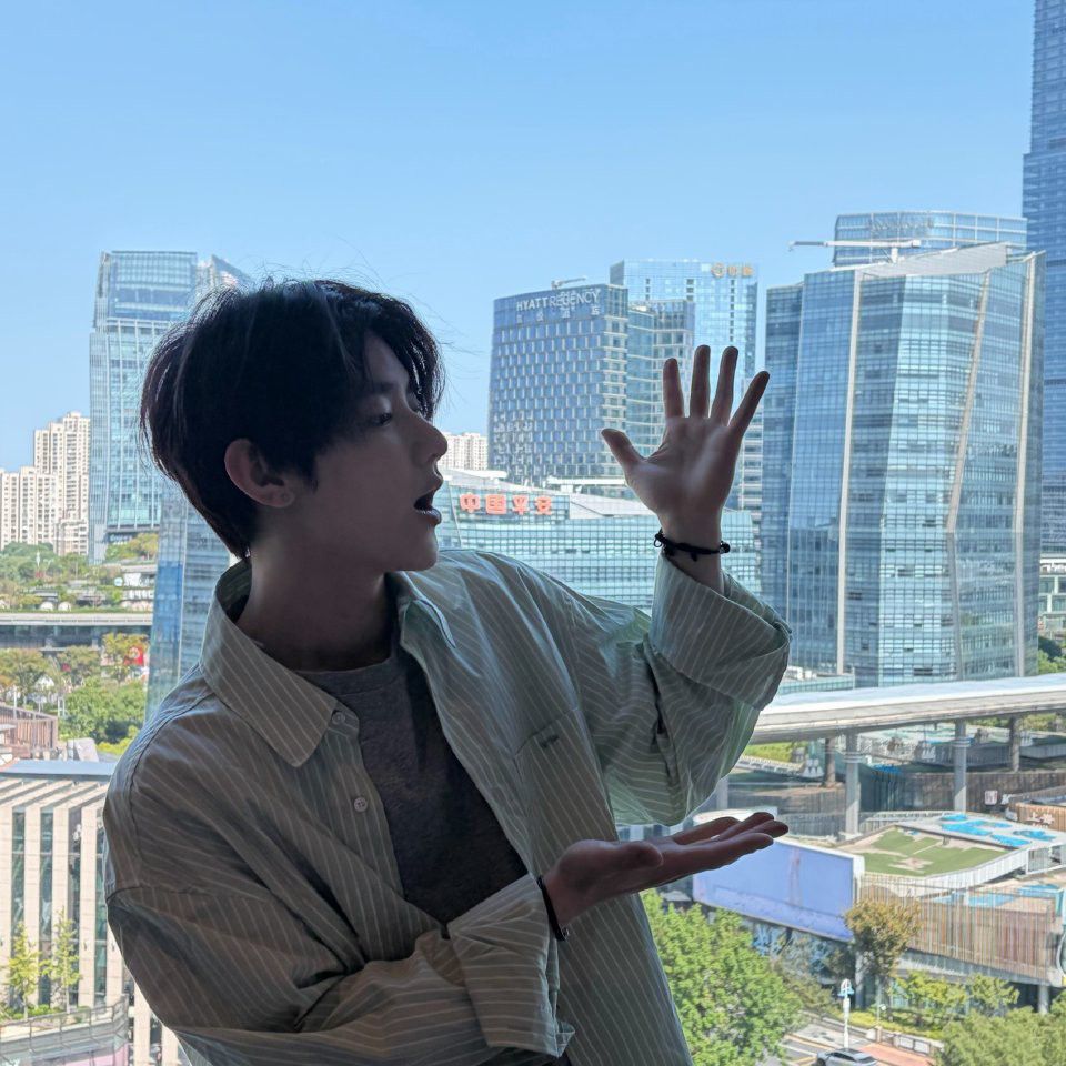 Recent activity shot of Zhang Hao (ZEROBASEONE)
