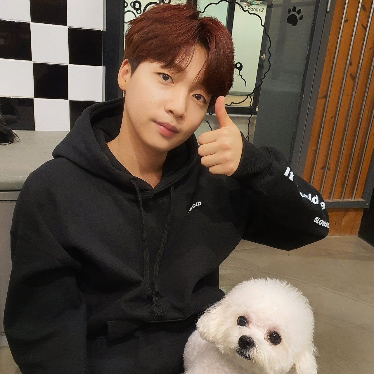 A moment captured by Jeong Sewoon's fan