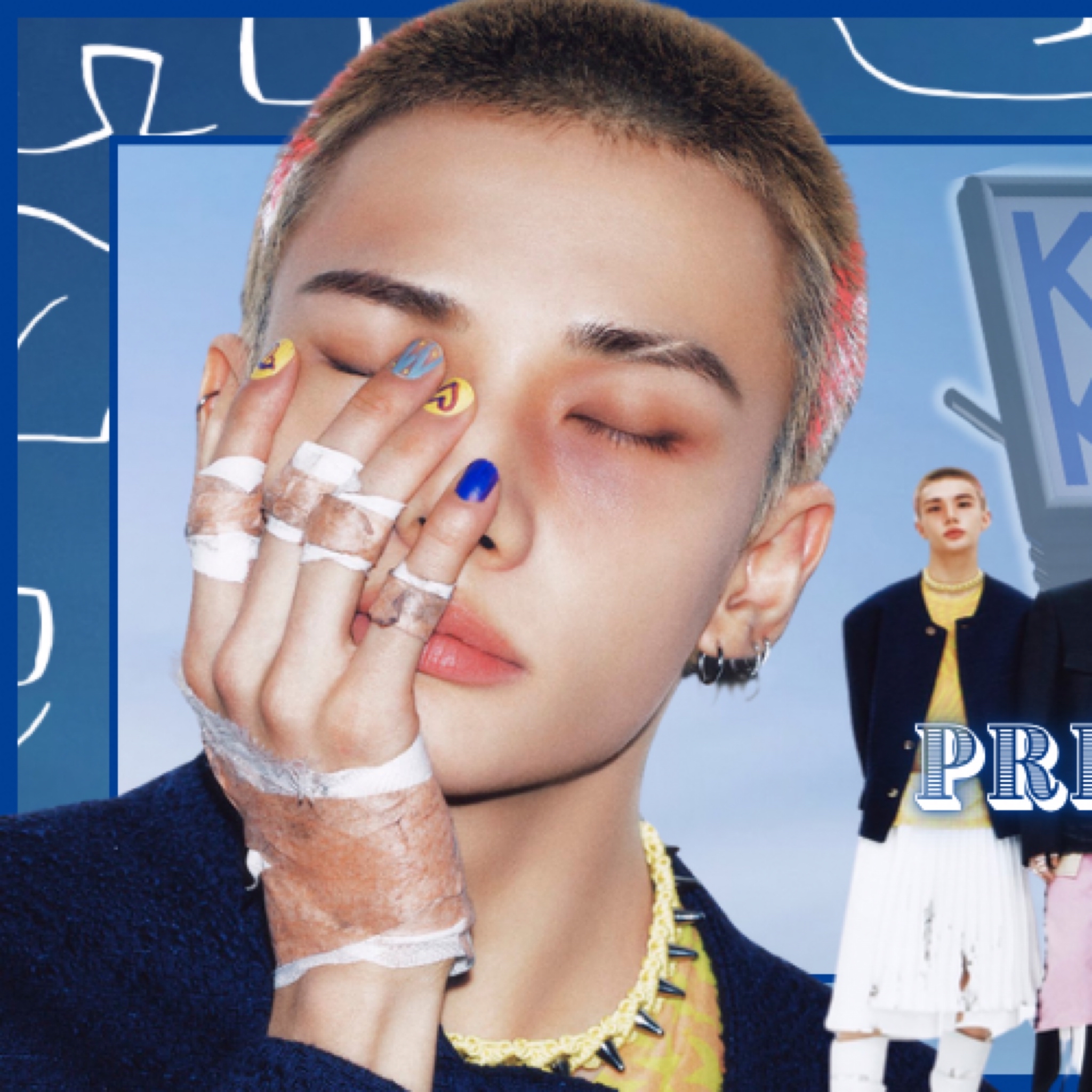 ★Stray Kids ヒョンジン★ONRID PROJECT★人気 Link Chain Ring ☆Stray Kids ヒョンジン☆ONRID PROJECT☆人気 Link Chain Ring