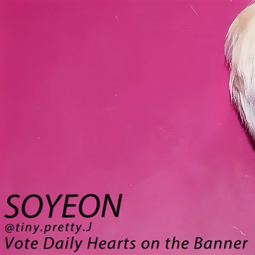 Recent activity shot of Soyeon (i-dle)