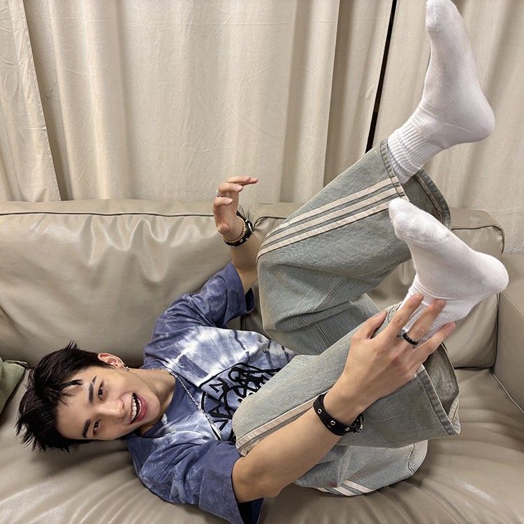 Recent activity shot of Hyunjin (Stray Kids)