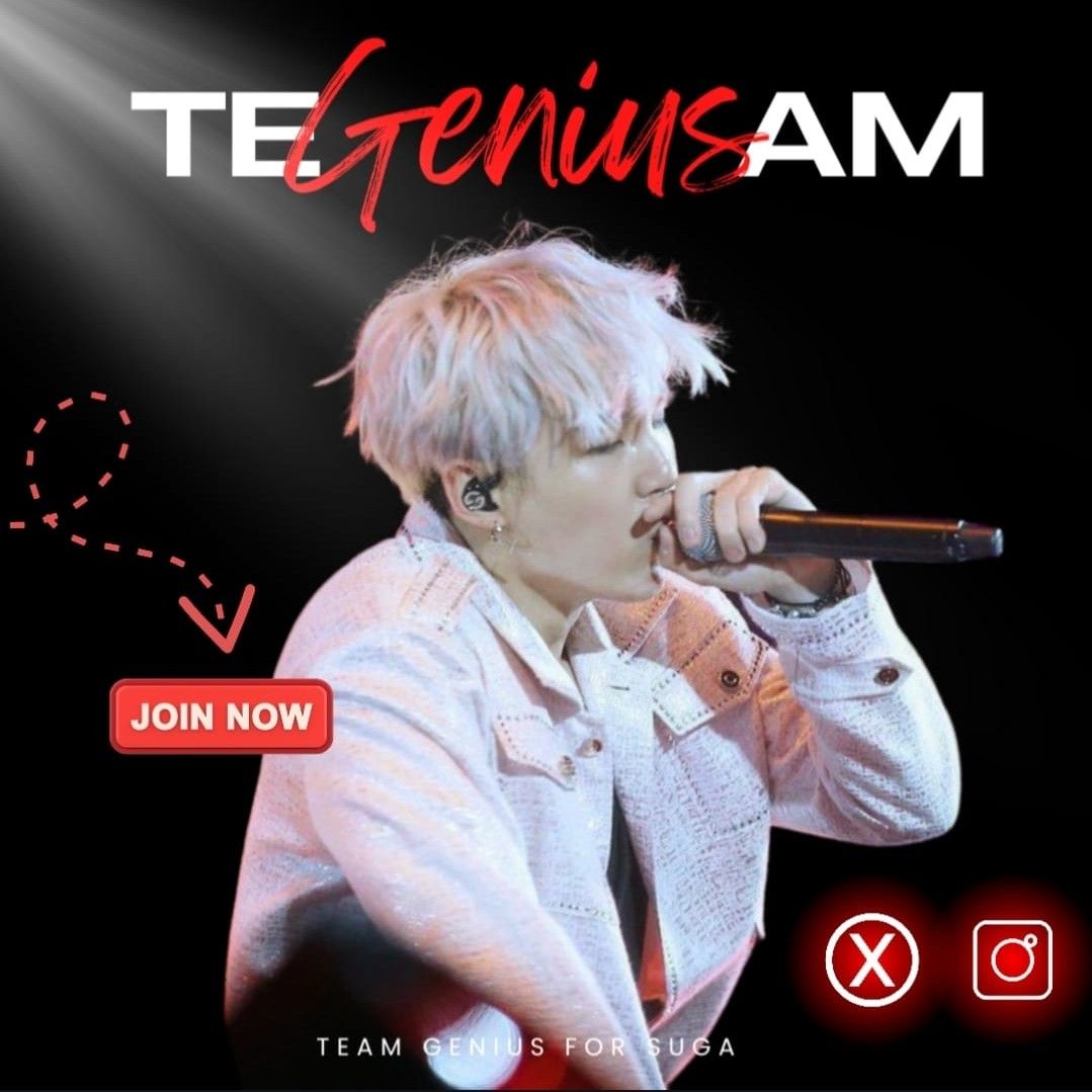 Recent activity shot of SUGA (BTS)