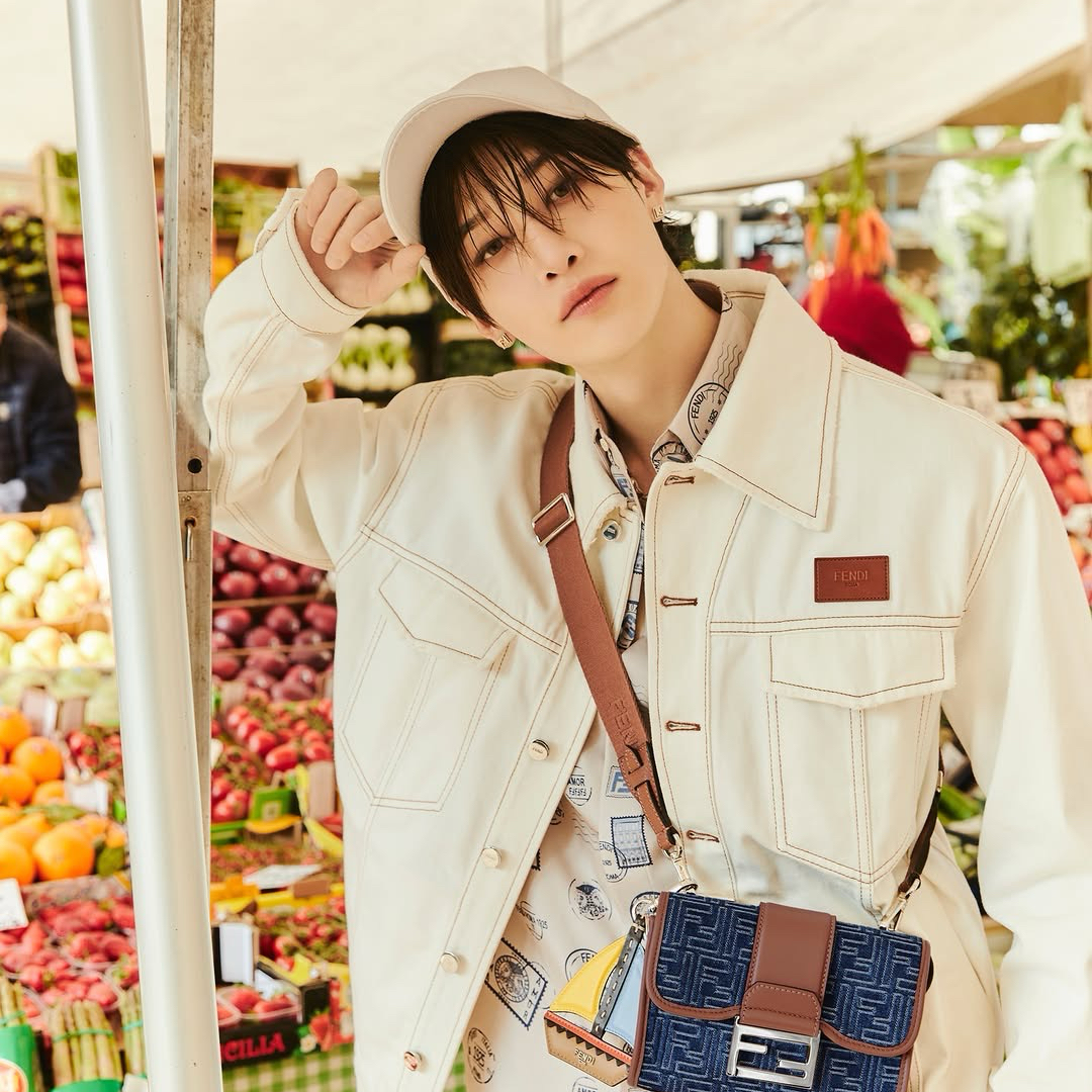 Recent activity shot of Bang Chan (Stray Kids)