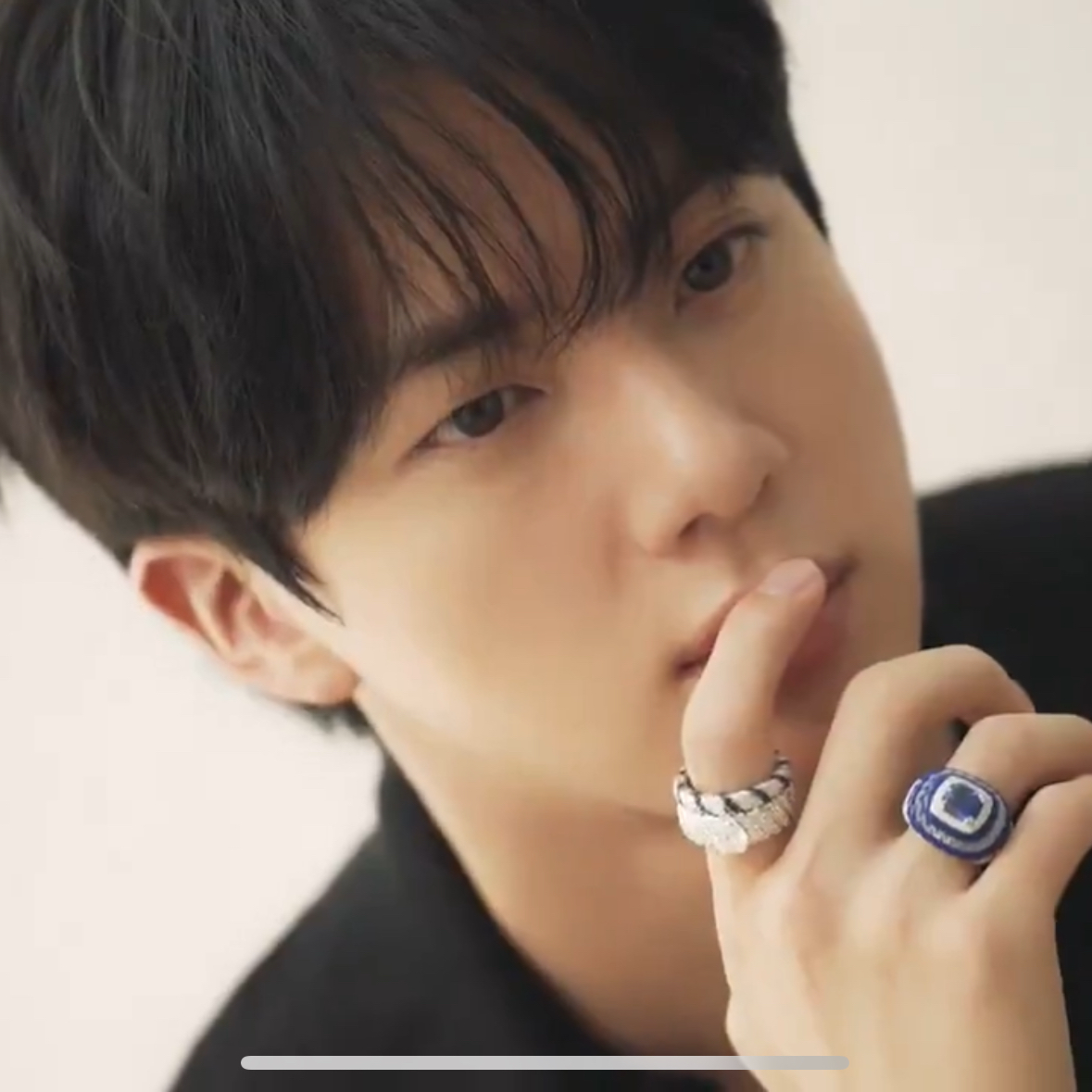 Recent activity shot of Jin (BTS)