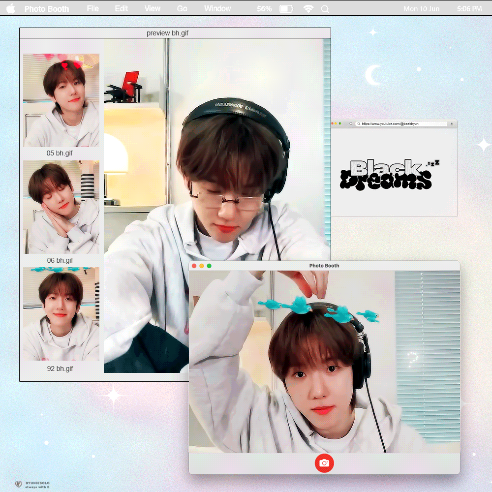 Recent activity shot of Baekhyun (EXO)