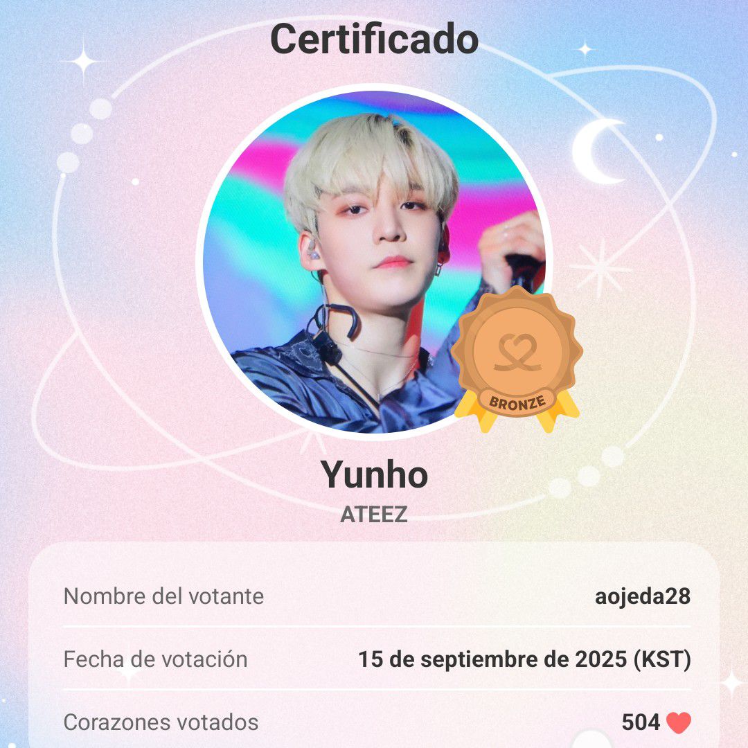 A moment captured by Yunho (ATEEZ)'s fan
