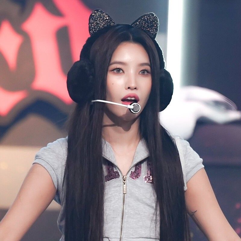 A moment captured by Soyeon (i-dle)'s fan