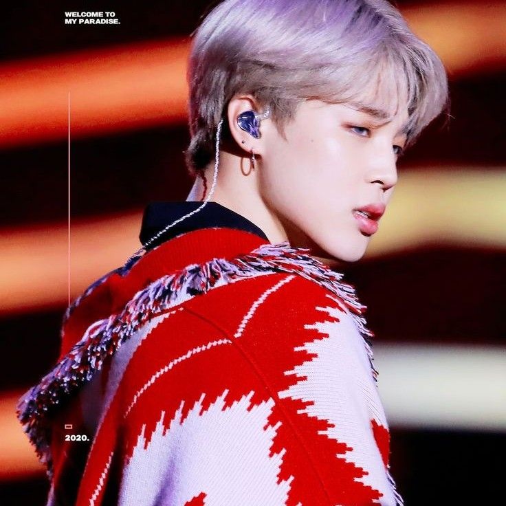 Recent activity shot of Jimin (BTS)