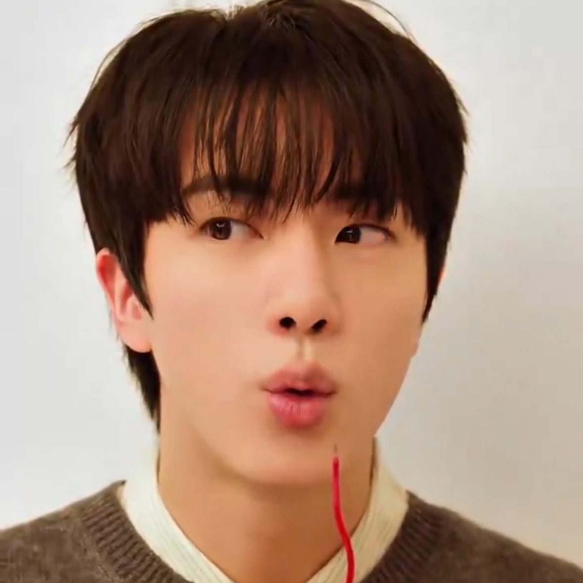 A moment captured by Jin (BTS)'s fan