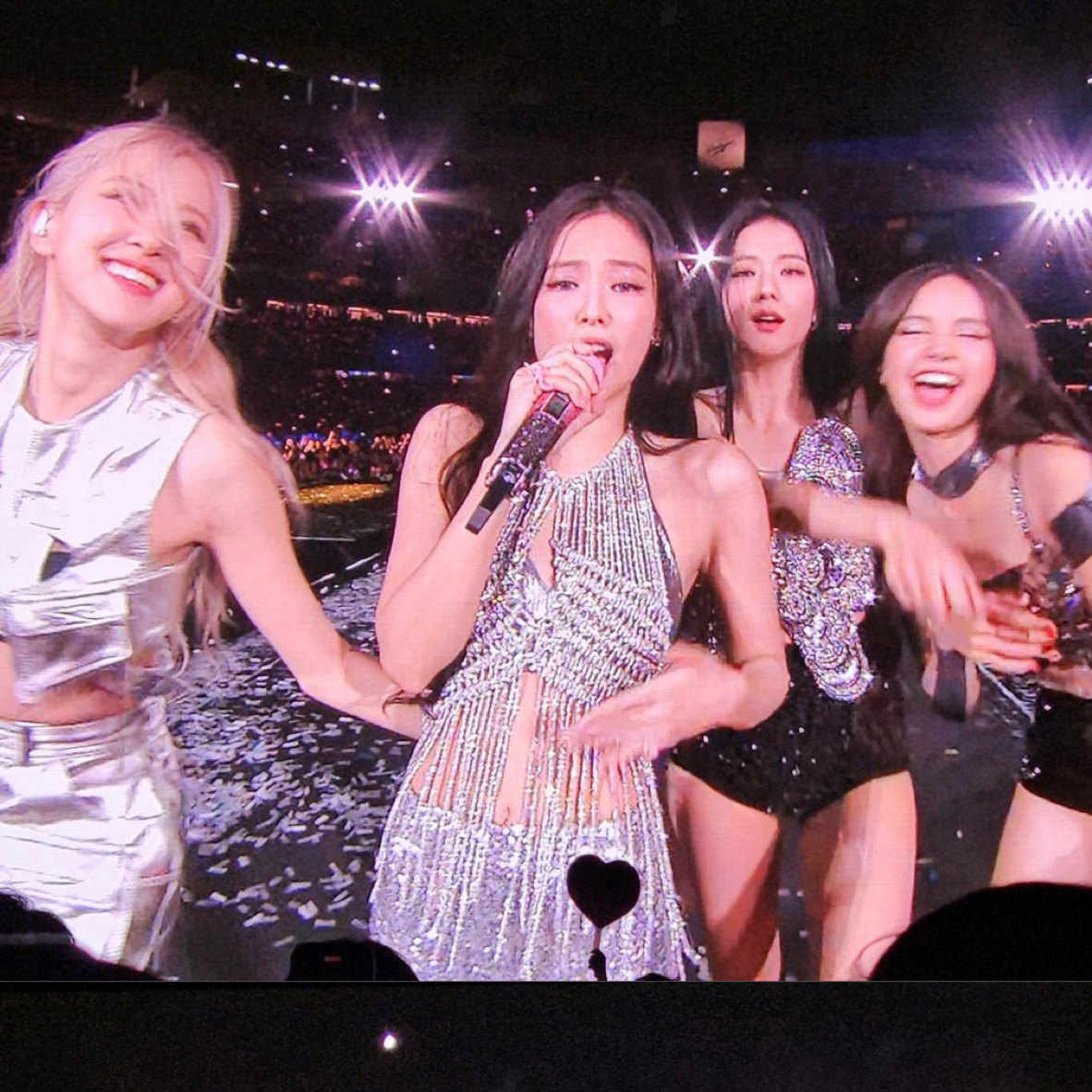 A moment captured by BLACKPINK's fan